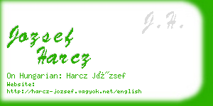 jozsef harcz business card
